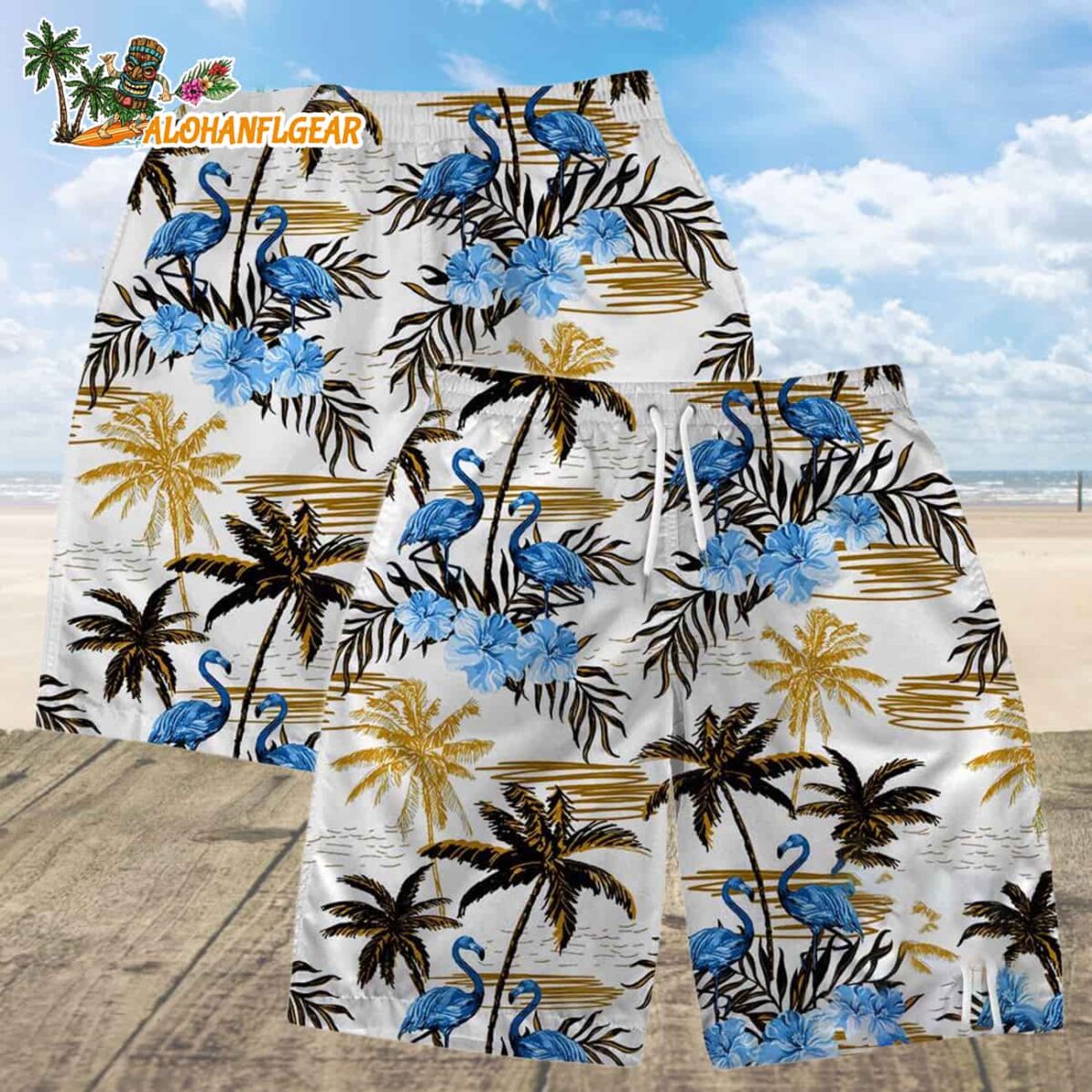 Pittsburgh Steelers Football Team Logo Pattern Flamingo Hibiscus Summer Hawaiian Shirt And Beach Short 4 Pittsburgh Steelers Football Team Logo Pattern Flamingo Hibiscus Summer Hawaiian Shirt And Beach Short 4