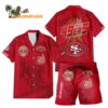 San Francisco 49ers Combo Hawaiian Shirt And Shorts Football Summer Beach Hawaiian Sets 1