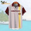 Washington CommandersClassic Retro Mascot Line Summer Beach Hawaiian Shirt 1
