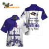 Baltimore Ravens In My Veins Jesus Im My Heart Hawaiian Shirt 1