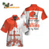 Cleveland Browns In My Veins Jesus Im My Heart Hawaiian Shirt 1