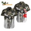 Denver Broncos Camo Veterans Military Hawaiian Shirt 1