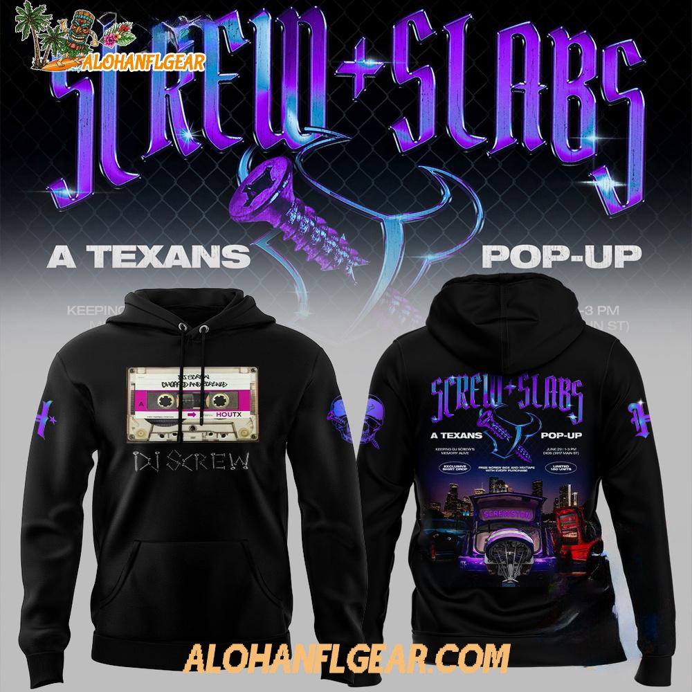 Houston Texans x DJ Screw 2025 Limited 3D Shirt Hoodie Sweatshirt