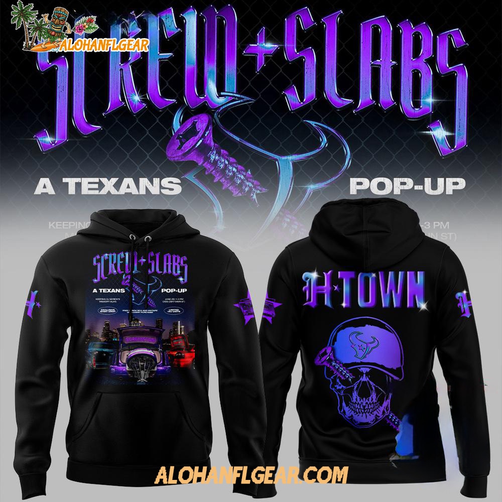 Houston Texans x DJ Screw H Town 2025 3D Shirt Hoodie Sweatshirt