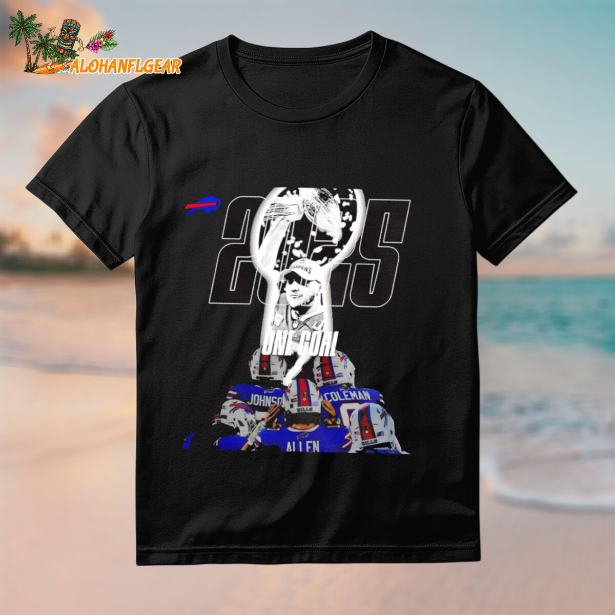 2025 One Goal Buffalo Bills Logo Shirt
