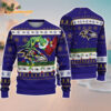 Baltimore Ravens Special Grinchs Hand Football Christmas Ugly Sweater