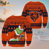 Chicago Bears Football Grinch Christmas Ugly Sweater