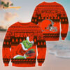 Cleveland Browns Football Grinch Christmas Ugly Sweater