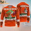 Cleveland Browns Special Grinchs Hand Football Christmas Ugly Sweater