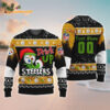 Custom Pittsburgh Steelers Drink Up The Grinch Christmas Ugly Sweater