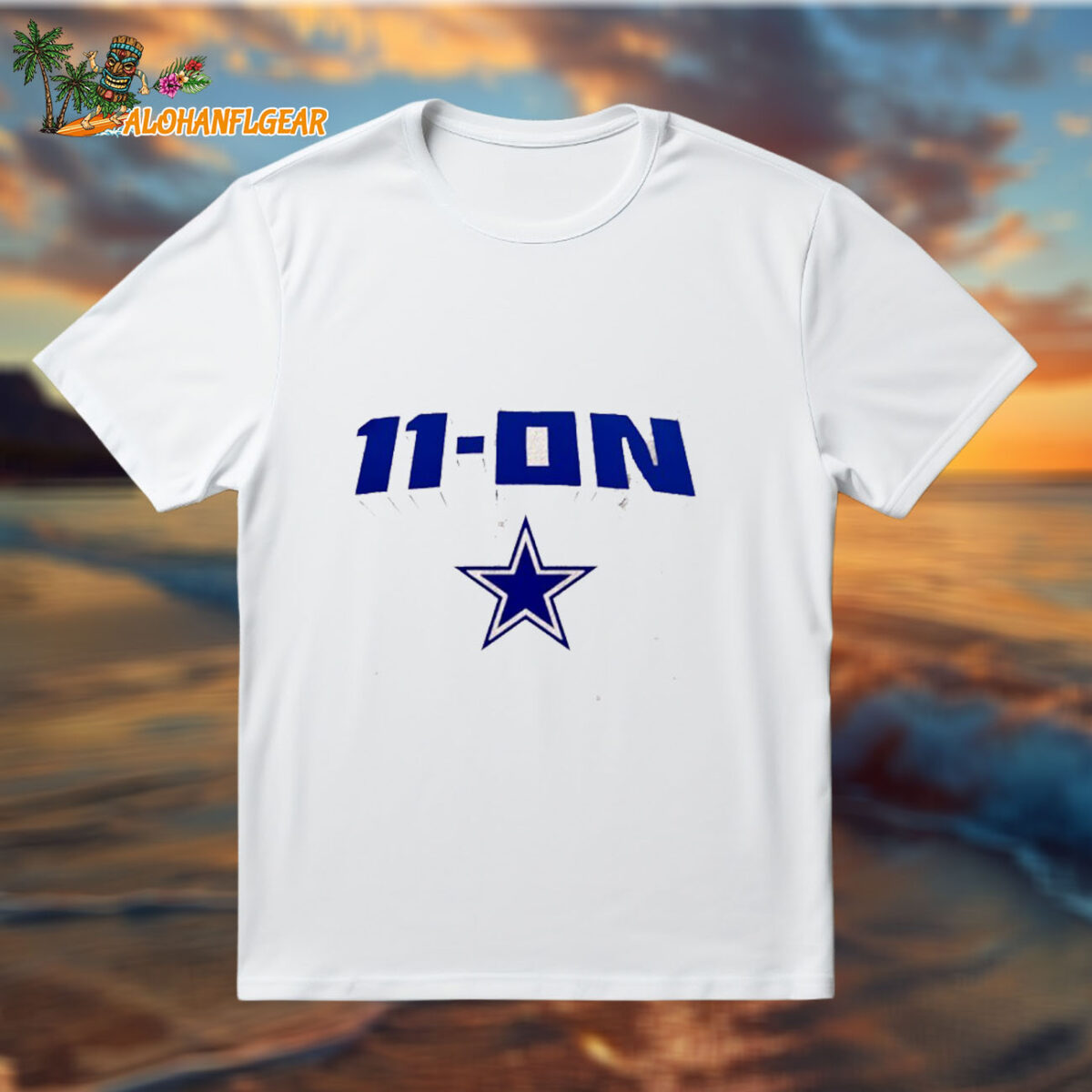 Dallas Cowboys 11 On Logo Shirt