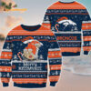 Denver Broncos Merrykissmyass Funny Santa Claus Christmas Ugly Sweater