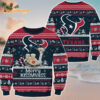 Houston Texans Merrykissmyass Funny Santa Claus Christmas Ugly Sweater