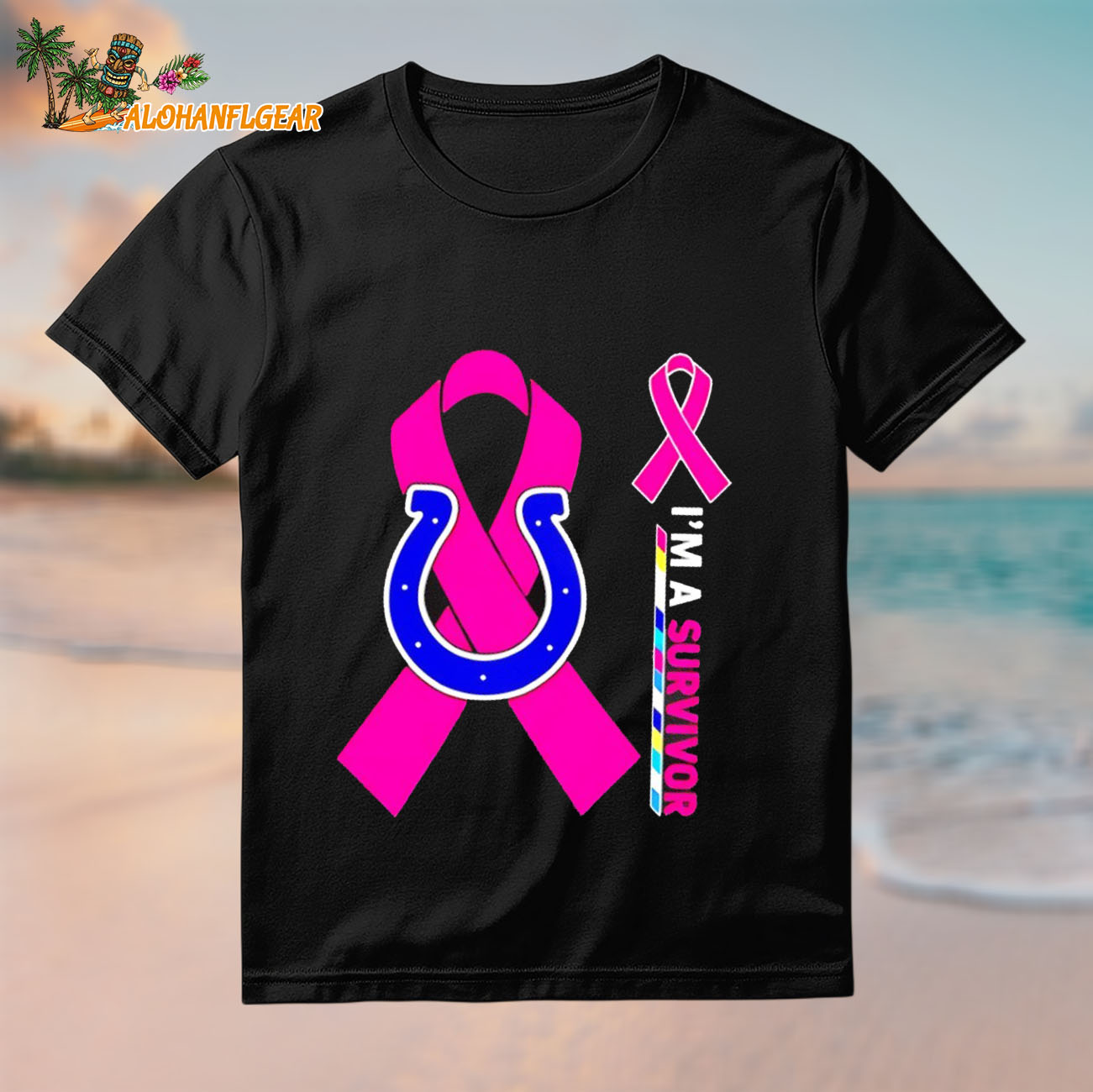 I’m A Survivor Pink Cancer Ribbon Indianapolis Colts Logo Shirt I’m A Survivor Pink Cancer Ribbon Indianapolis Colts Logo Shirt