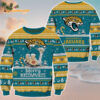 Jacksonville Jaguars Merrykissmyass Funny Santa Claus Christmas Ugly Sweater