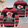 Kansas City Chiefs Merrykissmyass Funny Santa Claus Christmas Ugly Sweater