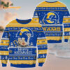 Los Angeles Rams Merrykissmyass Funny Santa Claus Christmas Ugly Sweater