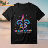 New Orleans Saints We Believe In Miracles Fight Cancer In All Colors 2025 Logo Shirt
