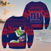 New York Giants Football Grinch Christmas Ugly Sweater