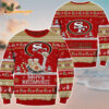 San Francisco 49ers Merrykissmyass Funny Santa Claus Christmas Ugly Sweater