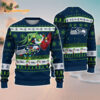 Seattle Seahawks Special Grinchs Hand Football Christmas Ugly Sweater