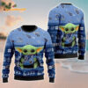 Tennessee Titans Baby Yoda Hug The Ball Christmas Ugly Sweater