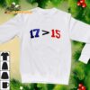 17 Greater Than 15 Buffalo Bills Fan Shirt