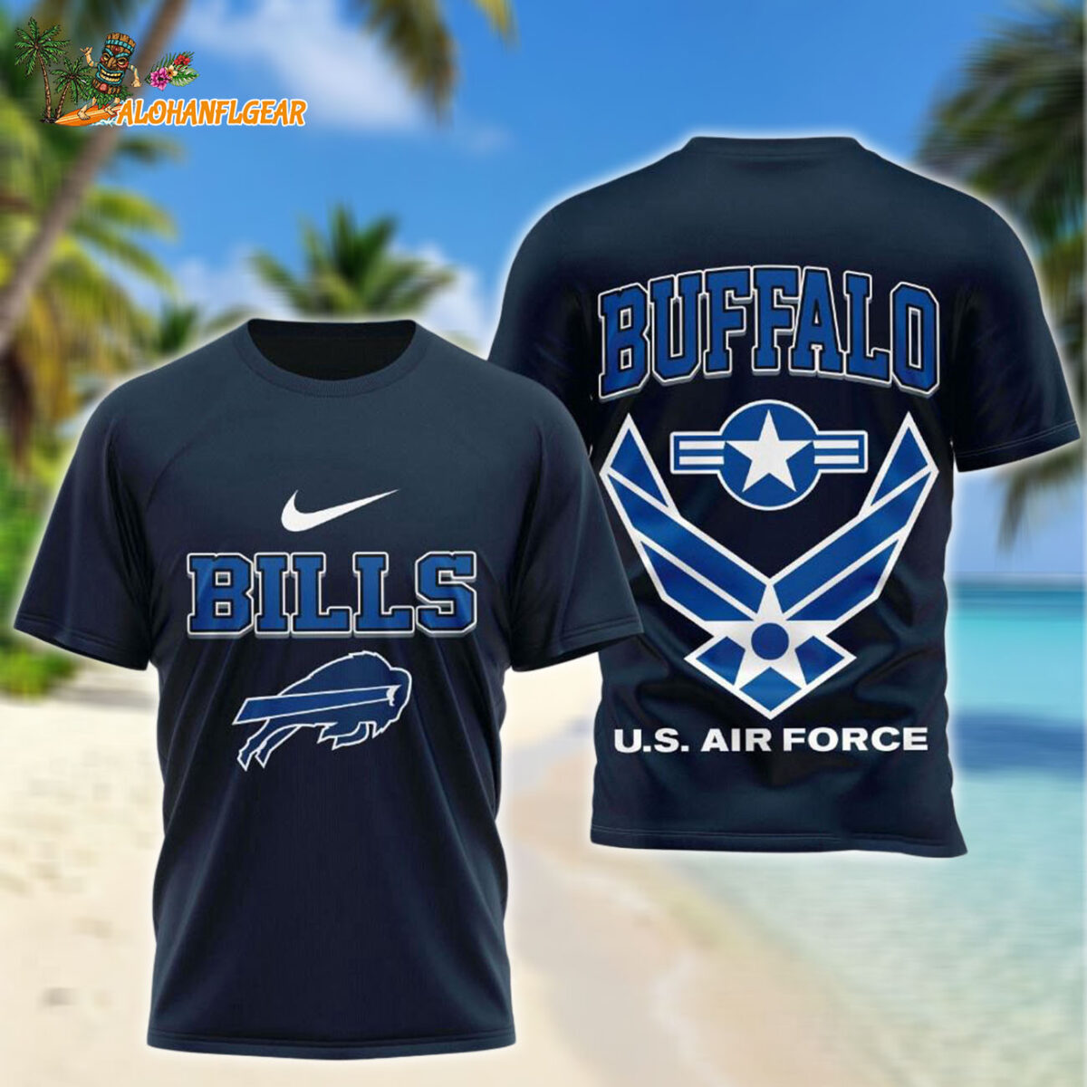 Buffalo Bills US Air Force Military Unisex 3D Shirt