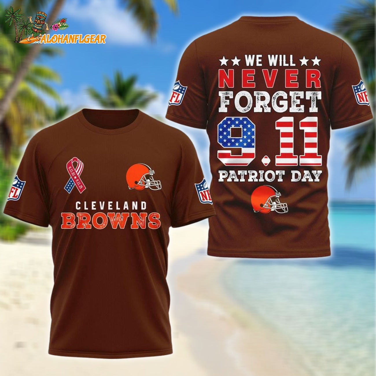 Cleveland Browns We Will Never Forget 9 11 Patriot Day 2025 Unisex 3D Shirt Cleveland Browns We Will Never Forget 9 11 Patriot Day 2025 Unisex 3D Shirt