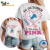 Detroit Lions In October We Wear Pink Vintage T Shirt
