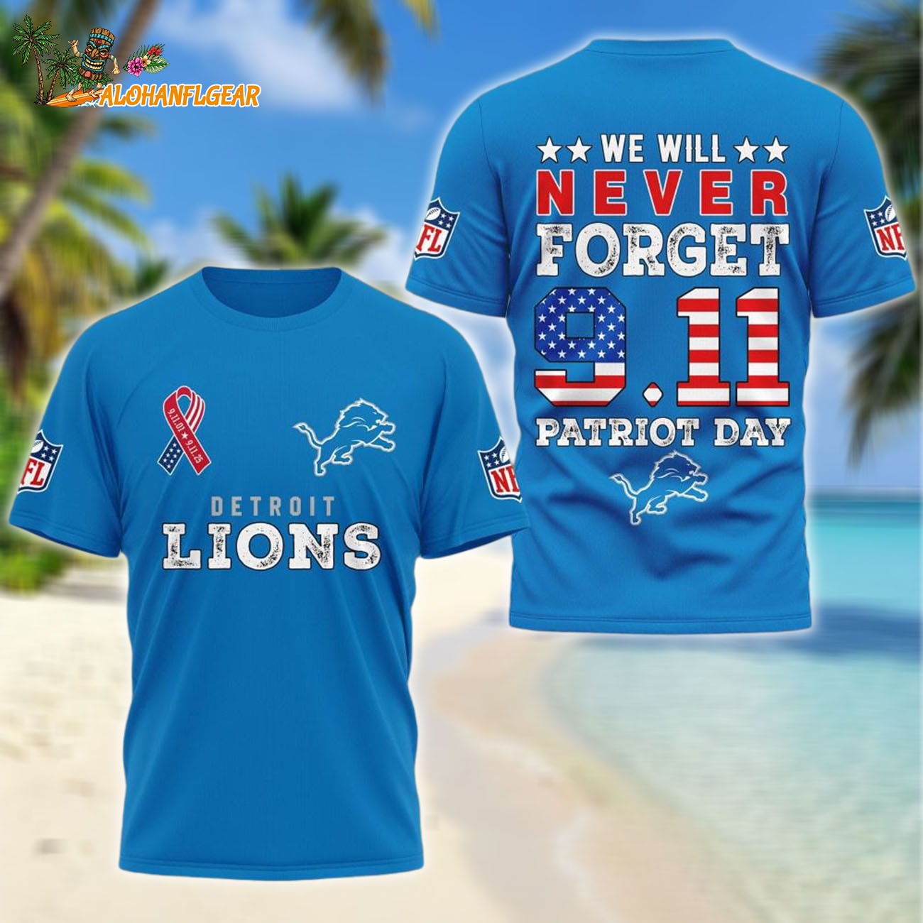 Detroit Lions We Will Never Forget 9 11 Patriot Day 2025 Unisex 3D Shirt Detroit Lions We Will Never Forget 9 11 Patriot Day 2025 Unisex 3D Shirt