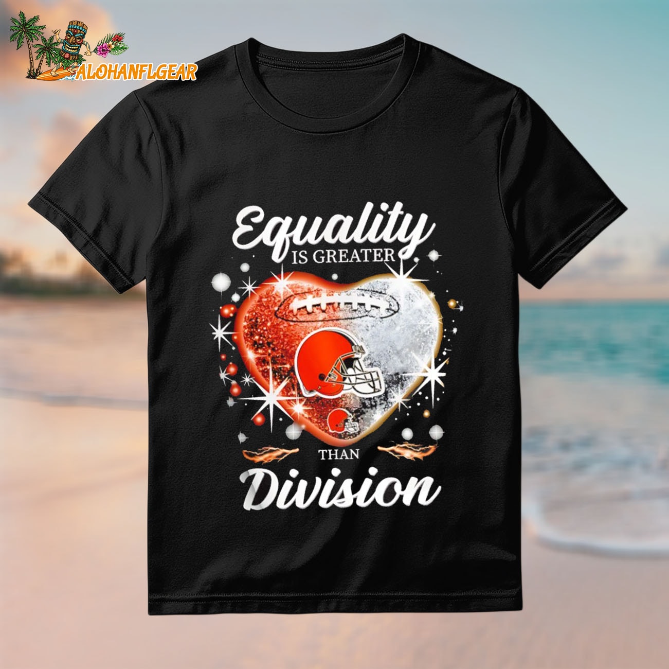Equality Is Greater Cleveland Browns Than Division Heart 2025 Shirt Equality Is Greater Cleveland Browns Than Division Heart 2025 Shirt