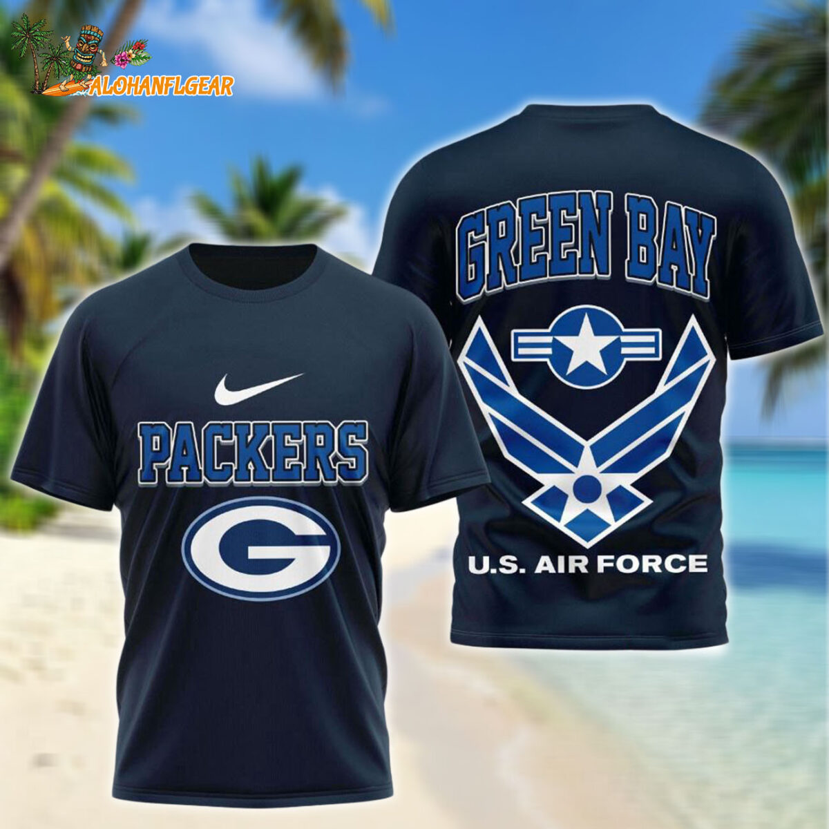 Green Bay Packers US Air Force Military Unisex 3D Shirt