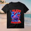 I Bleed Buffalo Bills Blue And Red Dripping Heart 2025 Shirt