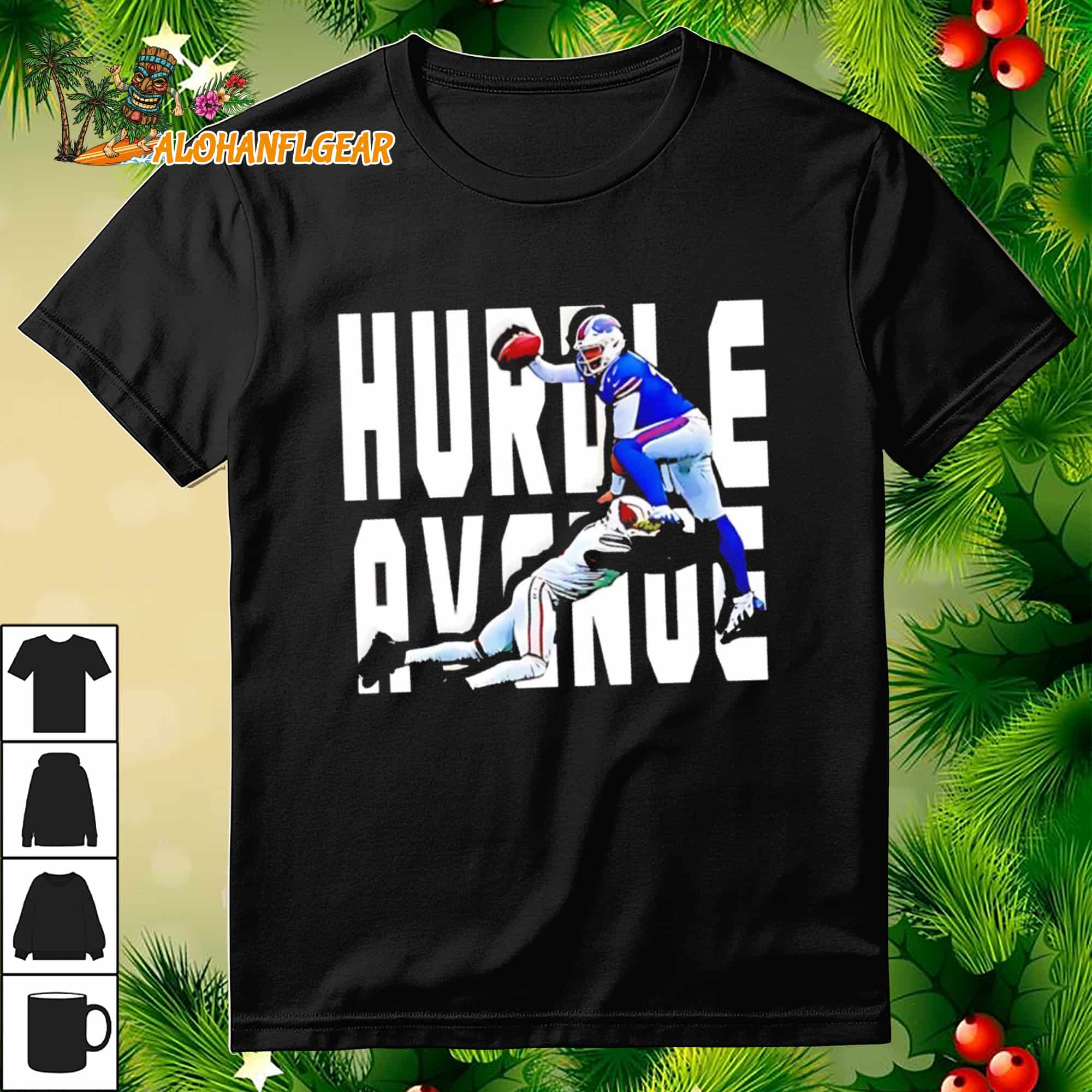 Josh Allen Hurdle Avenue Buffalo Bills Shirt Josh Allen Hurdle Avenue Buffalo Bills Shirt