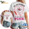 Kansas City Chiefs In October We Wear Pink Vintage T Shirt