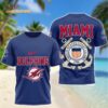Miami Dolphins NFL United States Coast Guard Limited 3D Shirt