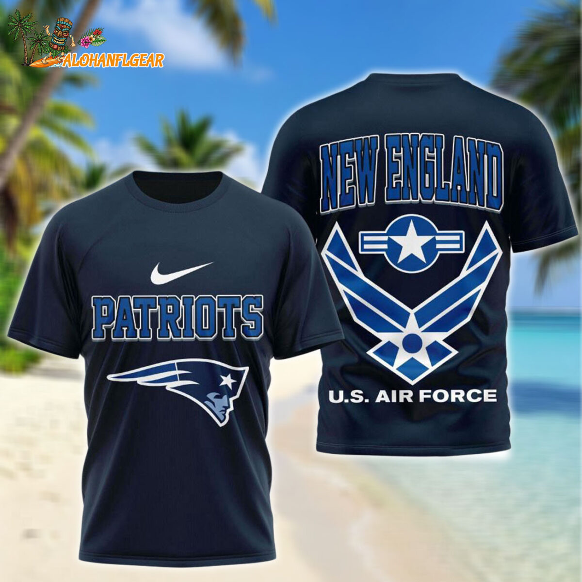 New England Patriots US Air Force Military Unisex 3D Shirt