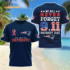 New England Patriots We Will Never Forget 9 11 Patriot Day 2025 Unisex 3D Shirt