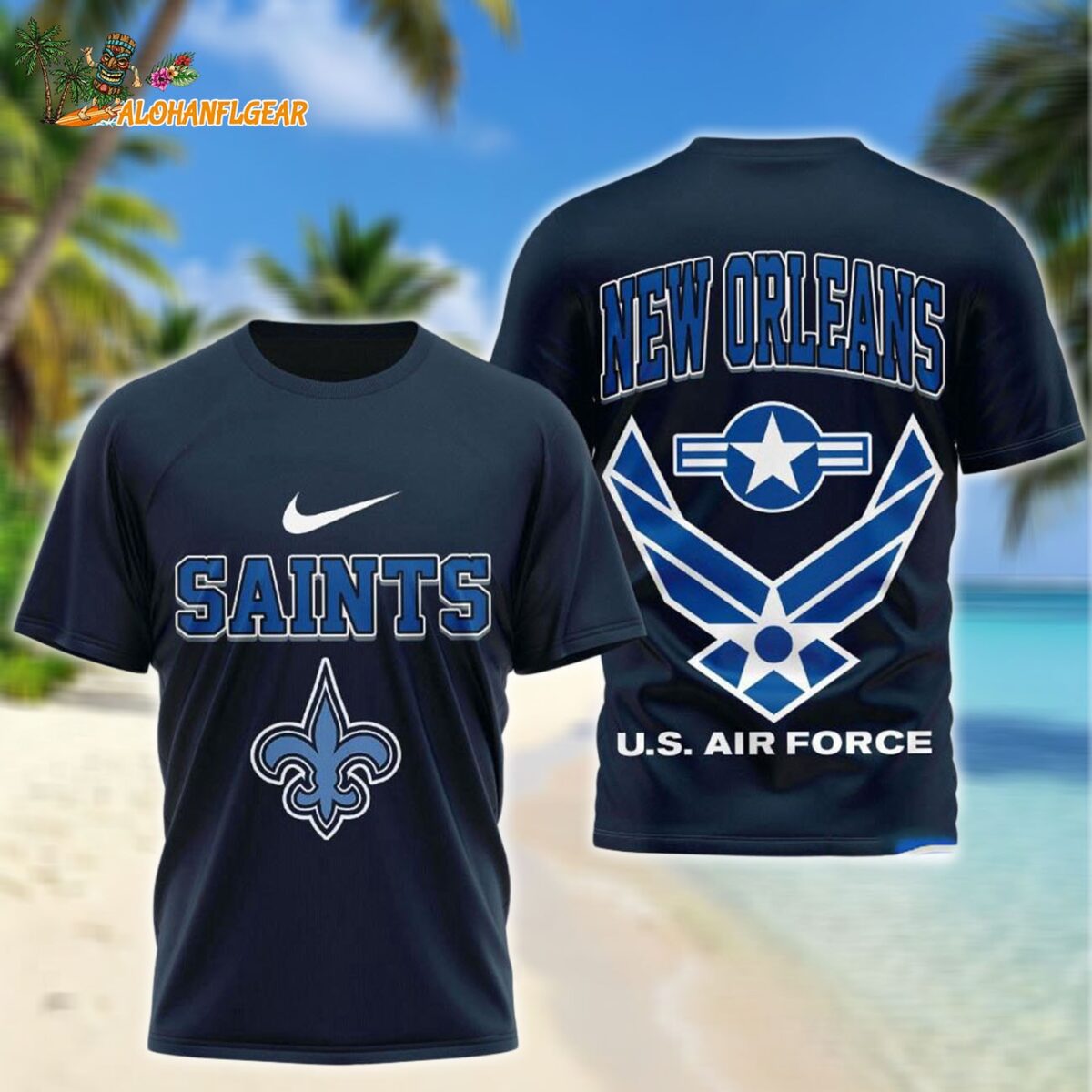 New Orleans Saints US Air Force Military Unisex 3D Shirt