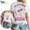 Philadelphia Eagles In October We Wear Pink Vintage T Shirt
