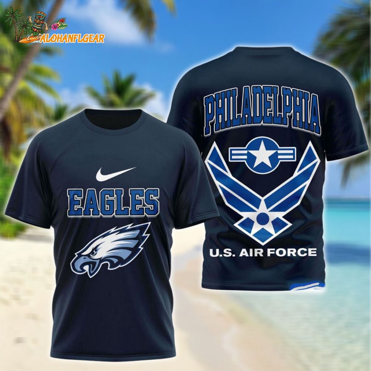Philadelphia Eagles US Air Force Military Unisex 3D Shirt