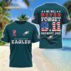 Philadelphia Eagles We Will Never Forget 9 11 Patriot Day 2025 Unisex 3D Shirt