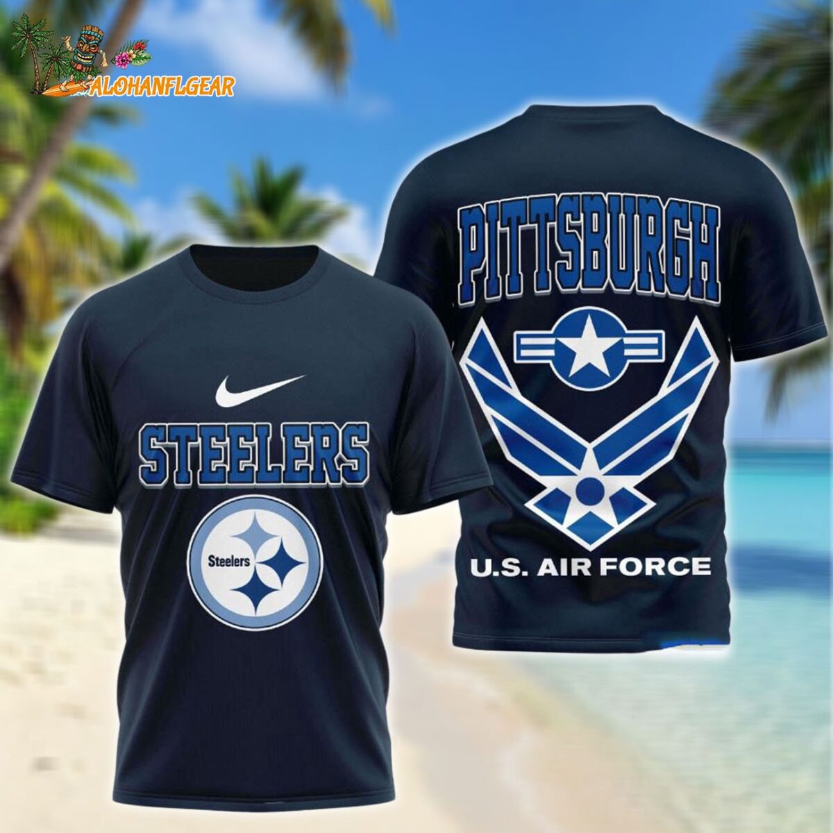 Pittsburgh Steelers US Air Force Military Unisex 3D Shirt