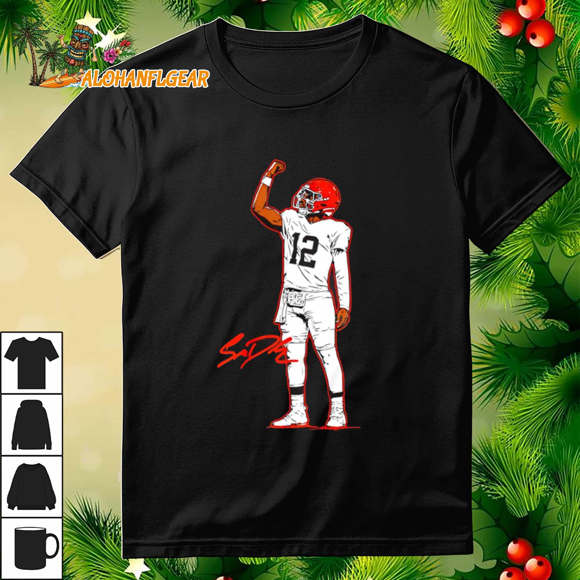Shedeur Sanders Cleveland Browns Superstar Pose Signature Shirt Shedeur Sanders Cleveland Browns Superstar Pose Signature Shirt