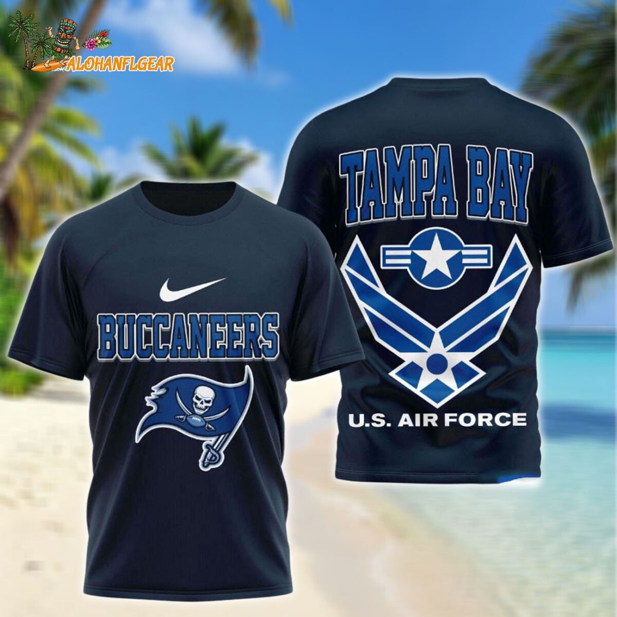 Tampa Bay Buccaneers US Air Force Military Unisex 3D Shirt