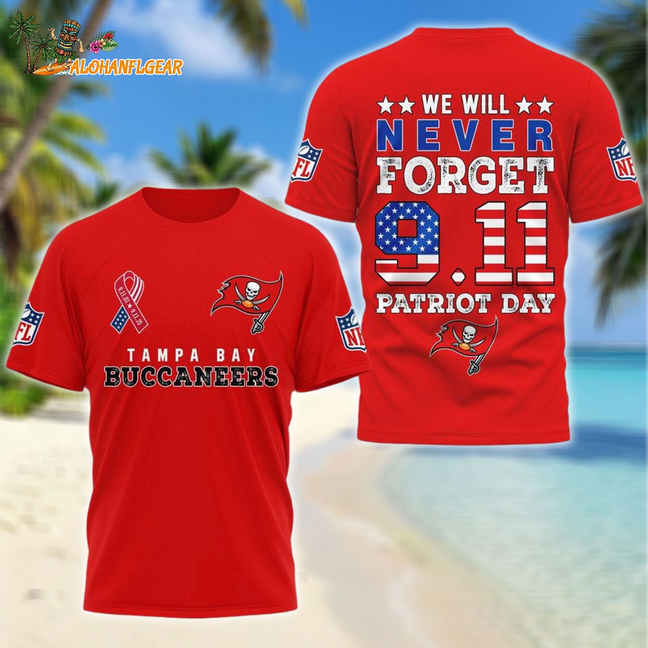 Tampa Bay Buccaneers We Will Never Forget 9 11 Patriot Day 2025 Unisex 3D Shirt Tampa Bay Buccaneers We Will Never Forget 9 11 Patriot Day 2025 Unisex 3D Shirt