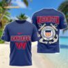 Washington Commanders NFL United States Coast Guard Limited 3D Shirt