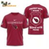 Arizona Cardinals Protech With Honor Police Serve With Pride 3D T Shirt