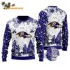Baltimore Ravens Logo Football Team Special Xmas Tree Christmas Ugly Sweater